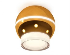 Ambrella Комплект накладного светильника XS1105031 PYG/FR золото желтое полированное/белый матовый MR16 GU5.3 LED 3W 4200K (C1105, N7160) XS1105031