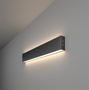 Elektrostandard 101-100-40-53 / Линейный светодиодный накладной двусторонний светильник 53см 20W 4200K черная шагрень a042924