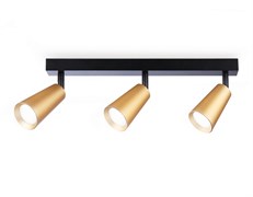 Ambrella Светильник накладной TA13151/3 BK/GD черный/золото GU10/3 max 12W 445*60*130 TA13151