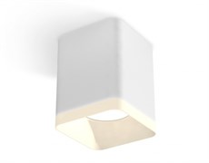 Ambrella Комплект накладного светильника с акрилом XS7812021 SWH/FR белый песок/белый матовый MR16 GU5.3 (C7812, N7755) XS7812021