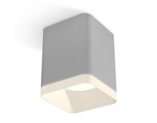Ambrella Комплект накладного светильника с акрилом XS7814010 SGR/FR серый песок/белый матовый MR16 GU5.3 (C7814, N7755) XS7814010