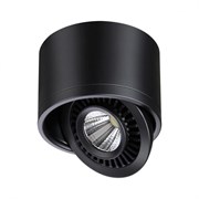 Novotech 358812 OVER NT21 151 черный Светильник накладной светодиодный IP20 LED 9W 770Лм 4000K 220V GESSO 358812