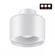 Novotech 358970 OVER NT22 белый Светильник накладной с переключ. цв. температуры IP20 LED 3000К\4000К\6000К 12W вниз + 3W вверх 110-265V GIRO 358970