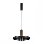 Novotech 358984 OVER NT22 бронза светлая/черный Светильник светодиодный накладной, провод 2м IP20 LED 4000K 15W 220V ALBA 358984