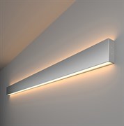 Elektrostandard 101-100-40-128 / Линейный светодиодный накладной двусторонний светильник 128см 50W 3000K матовое серебро a041471