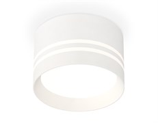 Ambrella Комплект накладного светильника с акрилом XS8101021 SWH/FR белый песок/белый матовый GX53 (C8101, N8477) XS8101021