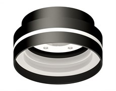 Ambrella Корпус светильника накладной C8414 SBK/CL черный песок/прозрачный D110*H55mm GX53 C8414