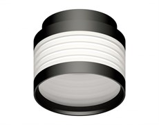 Ambrella Корпус светильника накладной C8432 SBK/FR черный песок/белый матовый D110*H90mm GX53 C8432