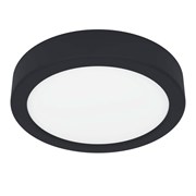 Eglo 900637 Накладной светильник FUEVA 5, 11W (LED), 3000K, IP44, ?160, сталь, черный / пластик, белый 900637