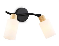 Ambrella Светильник накладной TR8721/2 BK/WD черный/дерево E14/2 max 60W 380*100*210 TR8721