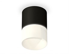 Ambrella Комплект накладного светильника с акрилом XS7402035 SBK/FR черный песок/белый матовый MR16 GU5.3 (C7402, N7170) XS7402035