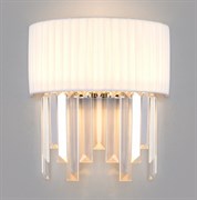 Eurosvet 10122/2 Светильник настенный хром/прозрачный хрусталь Strotskis a055332