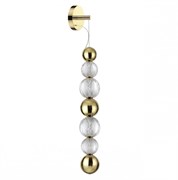 Odeon Light 5008/13WL L-VISION ODL23 421 золотой/прозрачный/металл/акрил Настенный светильник LED 13W 4000K 700Лм CRYSTAL 5008/13WL