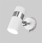 Eurosvet Настенный светильник с поворотным плафоном 20096/1 белый/ хром a053052