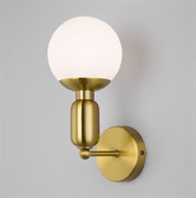 Eurosvet Настенный светильник со стеклянным плафоном 50251/1 латунь a057864