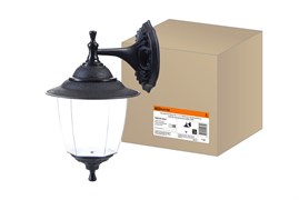 TDM Светильник Прага Эл-11-71-1 60 Вт Е27 настенный вниз черный, прозрачный плафон SQ0330-0525