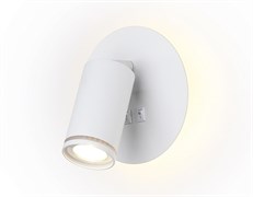 Ambrella Светильник светодиодный настенный с выключателем FW2462 WH белый LED 4200K 7W D145*150 FW2462