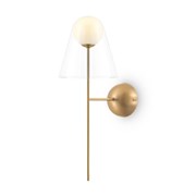 Freya FR5382WL-01BS Doublety Настенный светильник (бра) Латунь FR5382WL-01BS