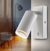 ЭРА Светильник настенный ЭРА WL19 WH GU10 MR16 IP20 белый Б0056361