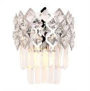 Ambrella Настенный светильник с хрусталем TR5282/2 CH/CL хром/прозрачный E14/2 max 40W 280*220*150 TR5282