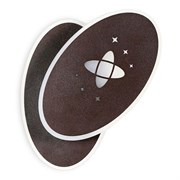 Ambrella Настенный светодиодный светильник с выключателем FW110 SCF кофе песок LED 3000K+6400K 20W 230*140*50 FW110