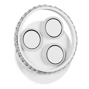 Ambrella Настенный светодиодный светильник с выключателем FA268 SWH белый песок LED 4200K 22W 240*210*50 FA268