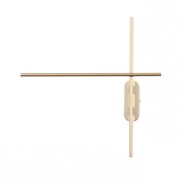 ST Luce SL394.201.02 Светильник настенный Матовое золото/Белый LED 2*10W 4000K SL394.201.02