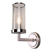 Favourite Светильник настенный металл цвета никель, прозрачные стекла с эффектом растрескивания 2374-1W