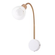 Arte Lamp A3116AP-1WH FALENA Светильник настенный с выключателем A3116AP-1WH