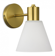 Evoluce SLE1561-301-01 Светильник настенный Латунь/Белый E27 1*60W SLE1561-301-01