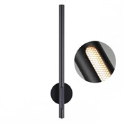 Odeon Light 6643/10WL HIGHTECH ODL24 черный/металл/акрил Настенный светильник (выкл. на корпусе) IP20 LED 12W 3000K 220V MALI 6643/10WL