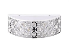 Ambrella Настенный светодиодный светильник с хрусталем FA9411 WH/CH белый/хром 4200K 12W 300*110*100 FA9411