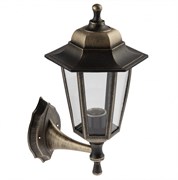 ЭРА НБУ 06-60-001 Светильник садово-парковый, Леда1" настенный шестигранный под бронзу" Б0048115