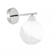 Evoluce SLE102701-01 светильник настенный Хром/Прозрачный, Матовый никель E14 1*40W SLE102701-01