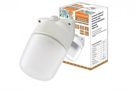 TDM Светильник настенный НПБ400-1П, IP54, 60 Вт, наклонный белый, основание-поликарбонат, народный SQ0303-1502