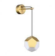 Odeon Light 4305/7WL HIGHTECH ODL22 165 золото Настенный светильник LED 7W 420Лм IP20 BINGO 4305/7WL