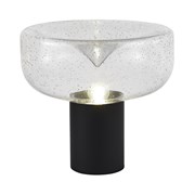 ST LUCE SL6014.424.01 Прикроватная лампа Черный/С пузырьками воздуха E27 1*40W SL6014.424.01