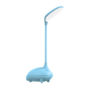 Светильник настольный Gauss Qplus модель GTL701 6W 330lm 2700-6000K  5V Li-ion 1200mA голубой детский диммируемый LED 1/10/30 GT7016