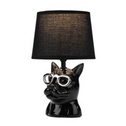 Светильник декоративный настольный МОБИ "Бульдог", с цоколем Е14, 40Вт, цвет черный REXANT 603-1016