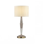 Odeon Light 5403/1T CLASSIC ODL_EX23 33 бронзовый/светло-коричневый/кремовый металл/керамика/ткань Настольная лампа E27 1*60W LATTE 5403/1T