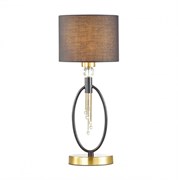 Lumion 4516/1T NEOCLASSI LN21 119 античная латунь, черный Настольная лампа E27 60W 220V SANTIAGO 4516/1T