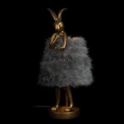 LOFT IT 10315/A Grey fluff Настольная лампа Lapine 10315/A Grey fluff