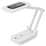 Светильник настольный Сиквел Про c солнечной панелью и с ночником, 220 В, LED, 5 Вт, 4000 К, бесступенчатое диммирование, заряжаемый, 2 ч автон Rexant 75-0217