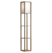 Lussole LGO Дерево Коричневый /  Ткань Торшер E27 10W GRLSP-0332