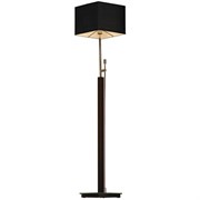 Lussole S.R.L Металл Хром / венге Ткань Торшер E27 60W LSF-2575-01