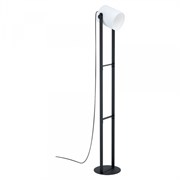 Eglo 43429 Торшер HORNWOOD 1 с ножн. выкл., 1х28W (E27), L215, H1395, осн.230, сталь, дерево, черный 43429