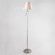 Eurosvet Классический торшер с абажуром 01023/1 серебро 00000083403