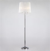 Eurosvet Торшер с абажуром 2045/3F хром/белый 00000046063