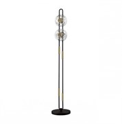 Odeon Light 5407/23FL MODERN ODL_EX24 черный/золотой/металл/стекло Торшер LED 23W 3000K 1940Лм MAGNET 5407/23FL