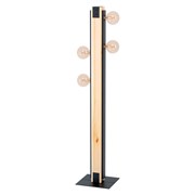 Eglo 43471 Торшер LAYHAM, 4х60W (E27),основа 245х260, H1275, дерево, сталь, черный 43471